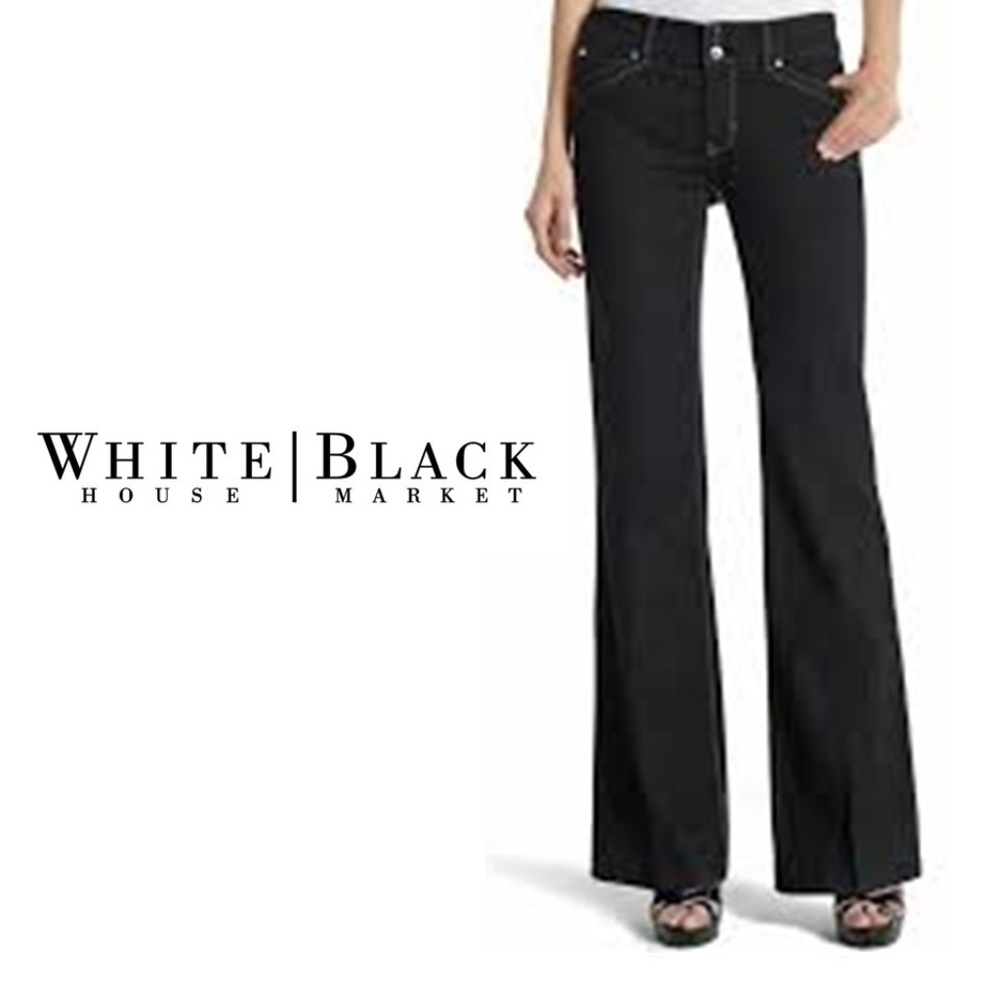 White House Black Market Trouser Leg Jean